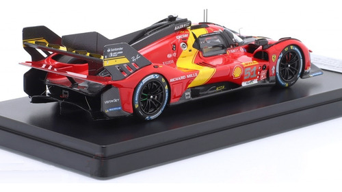 Miniatura Ferrari 499p #51 6h Spa-francorchamp 2023 1/43 Bbr Vermelho
