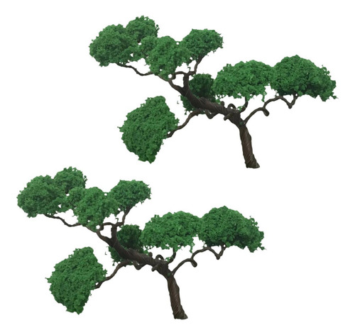2x Modelo De Árboles Trainery, Árboles De 12 Cm