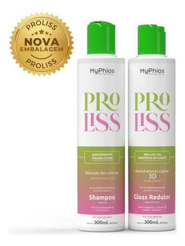 Kit Progressiva 2 X300ml Proliss 3d Myphios