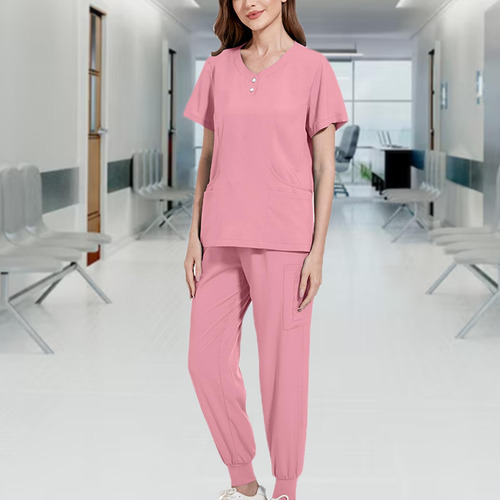 Las Mujeres Friegan Los Trajes Del Trabajo Del Conjunto Del