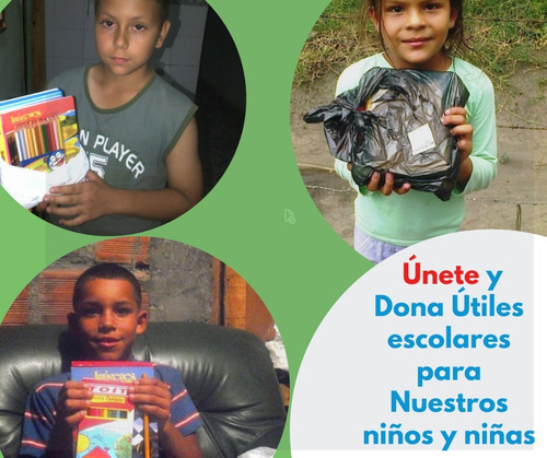 Imagen 2 de 6 de Útiles Escolares Para Niños. Dona