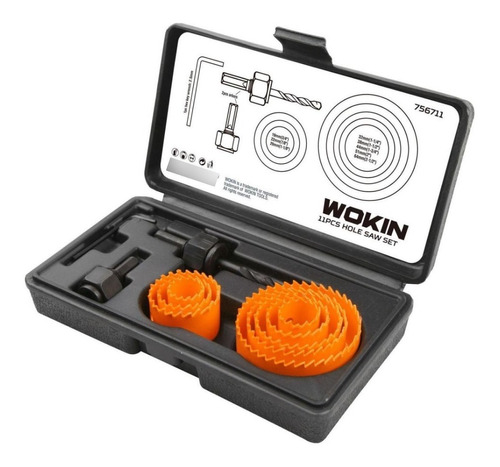 Juego Sierra Copa Wokin 11 Pz. 19 A 64 Mm Profesional