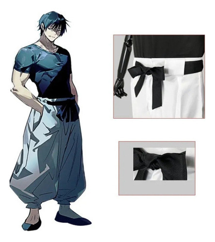 Ropa De Rol De Anime Jujutsu Kaisen Fushiguro Toji Para Adul
