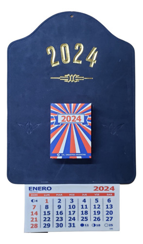Almanaque Calendario 2024 De Pared Peuser Taco Grande 30x45