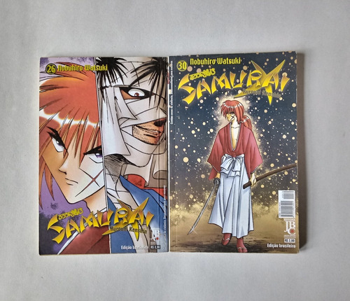 Samurai X Mangá Rurouni Kenshin Lote 26 E 30 Jb Inteiros