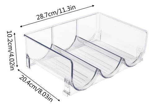 Organizador De Botellas, Apilable, Cocina, Despensa, Organiz