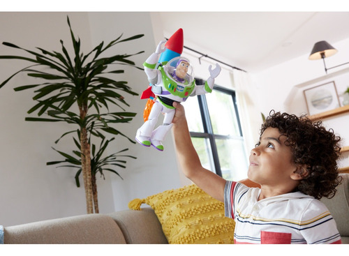 Disney Pixar Toy Story Figura De Acción Buzz Con Cohete 12