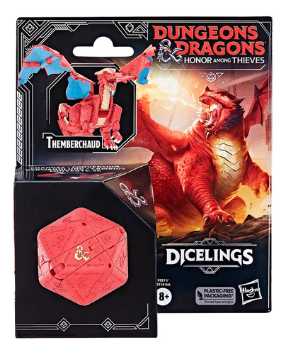 Jueguete Dragon Rojo Dado Hasbro 10cm Themberchaud Febo 