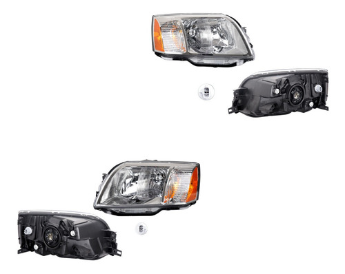 2-faros Generica Mitsubishi Endeavor (04-07)