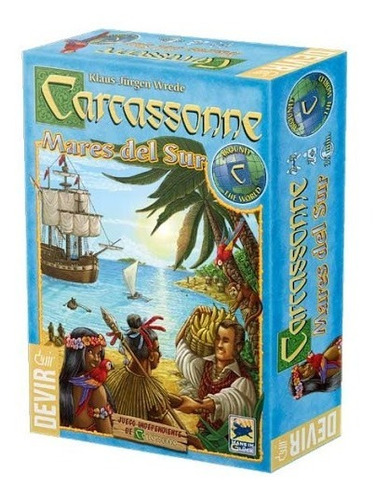 Carcassonne: Mares Del Sur - Juego De Mesa Original - Devir 