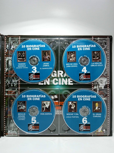 Imagen 4 de 5 de 10 Biografías En Cine - Dvd - Colección Cine Club