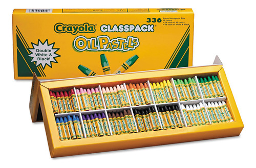 Crayola  Pasteles Al Óleo, Juego De 12 Colores, Surtido, 3.