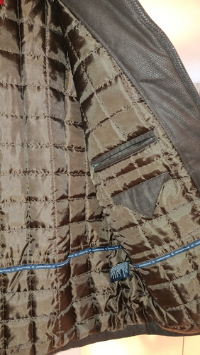 Campera Hombre Talle M Marrón Interior Matelasse (Usado)