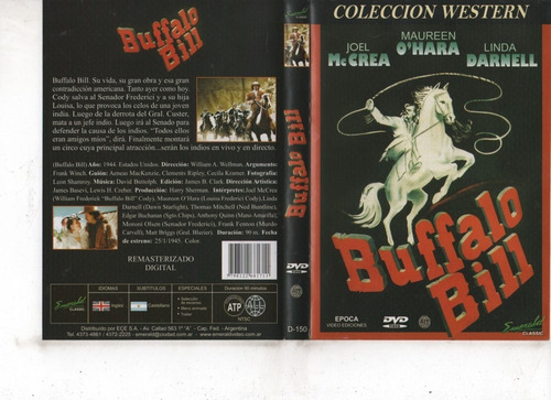 Buffalo Bill - Dvd Original - Buen Estado