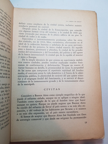 Imagen 7 de 10 de Antiguo Libro La Cabeza De Goliat Estrada 1957 47n 121