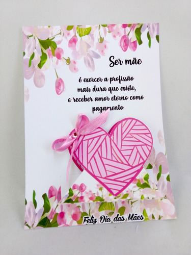 Imagem 5 de 7 de Cartão Dia Das Mães - Porta Brincos Somente Arte Silhouete