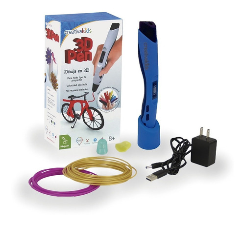 Imagen 3 de 5 de Creativakids - 3d Maker Kit Azul - Kit De Dibujo