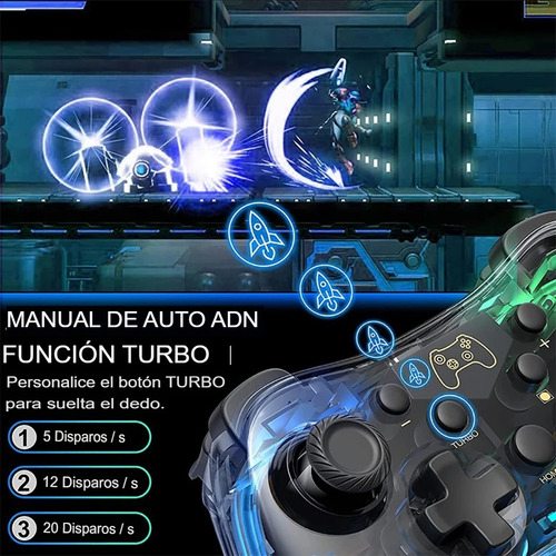 Joy Pad Switch Pro Rgb Compatible Con Pc / Lite / Oled (Reacondicionado)