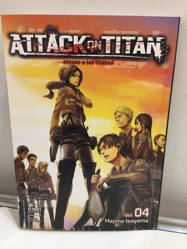 Manga, Kodansha, Attack On Titan Vol 4. Ovni Press