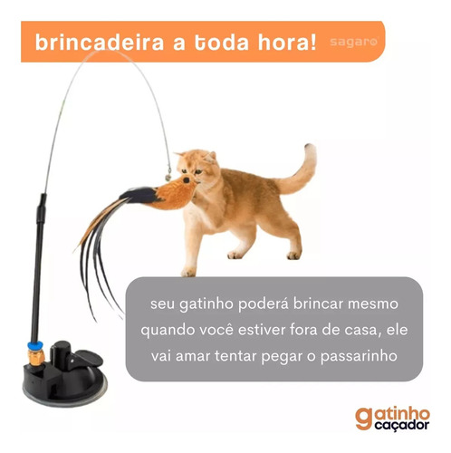 Trampa Para Pájaros De Juguete Para Gatos Con Ventosas Fijas