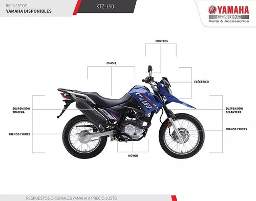 Imagen 7 de 16 de Yamaha Xtz 150 0km Performance Bikes