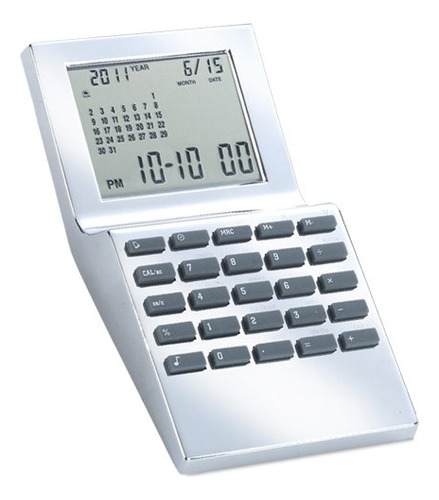 Reloj Despertador Mundial Con Calculadora, Calendario Y