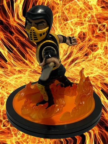 Sub-zero Wins Fatality Games Diorama Q-fig Qmx Mortal Kombat