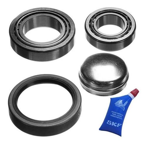 Kit Rolamento Roda Ford Ka 97 A 2013 Traseiro Sem Abs Skf