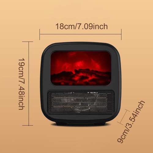 Mini Calefactor Eléctrico De Aire Calentador Portatil 1000w