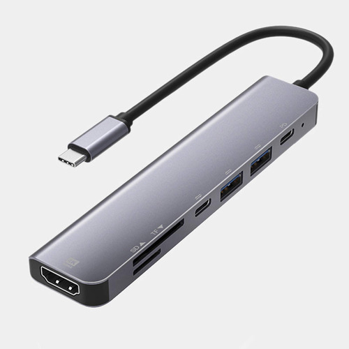 Ltljx Concentrador Usb C 7 1 Tipo Acoplamiento Hdmi 2 Carga