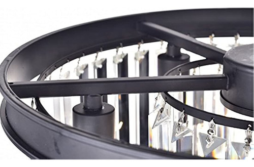 Lámpara De Techo Moderna De Cristal Colgante, (5 Luces)