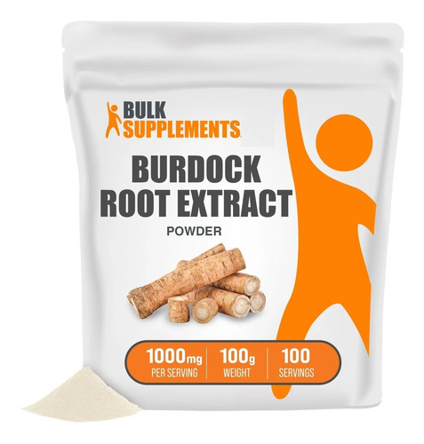 Bulk Supplements | Extracto Raíz Bardana | 100g | 100 Servi