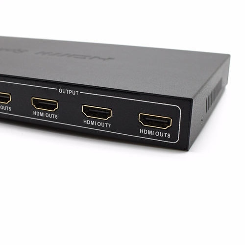 Amplificador Hdmi Splitter V1.4 Fullhd 3d 8 Salidas Activo