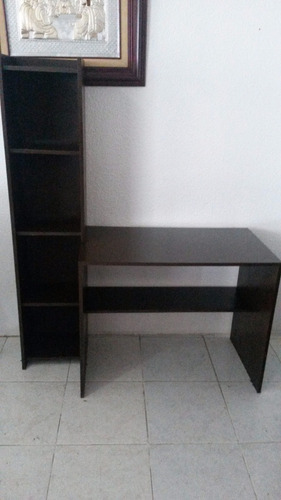 Imagen 3 de 3 de Escritorio Con Librero Modelo Ichiban
