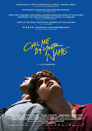 Posters Cine Call Me By Your Name Afiches Peliculas 90x60 Cm