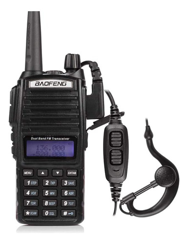 Baofeng Uv-82l Radio De Dos Vías, Negro