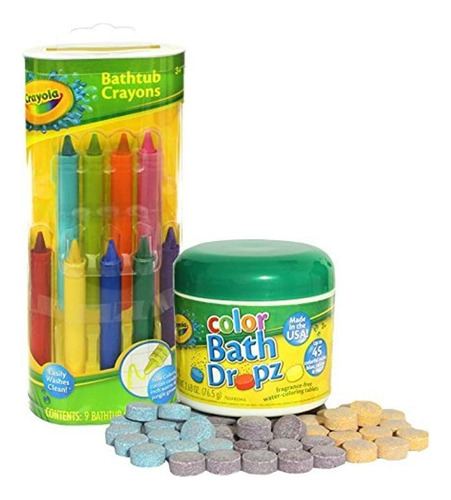 Crayola, Bañera, Crayones, Con, Crayola, Color, Baño, Gota