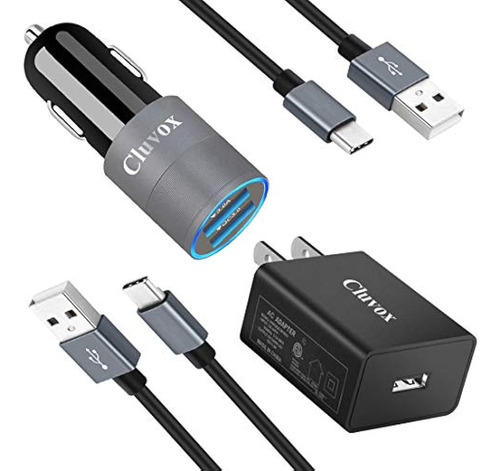 Cluvox Usb Fast Charger Set, Compatible Con Samsung Galaxy S