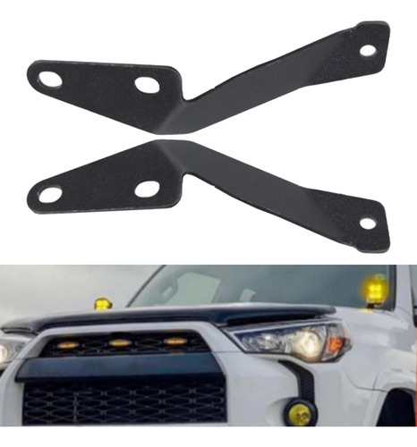 2x Auto A Pillar Fog Light Hood Ditch Light Bracket Mount