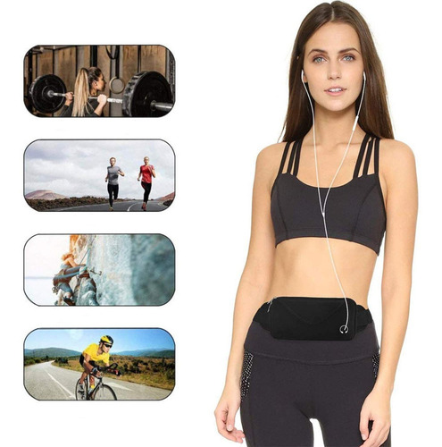 Imagen 7 de 7 de Riñonera Deportiva Elástica E Impermeable Unisex Para Correr