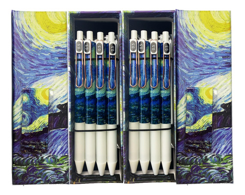 Simind Van Gogh - 24 Boligrafos (8 Boligrafos Con 14 Recambi