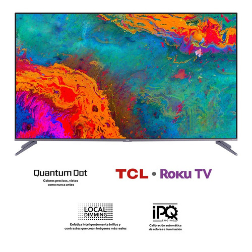 Imagen 1 de 4 de Pantalla Qled Tcl 55 Uhd 4k Smart Tv 55s647 Roku Tv