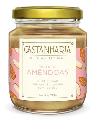 Amêndoas Com Baunilha - 100% Natural, Vegano - 94 Kcal