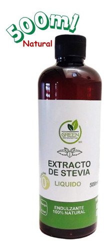 Endulzant Stevia Líquida Natural Concentrada No Amargo 500ml