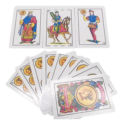 Baraja Española Caja 12pz Carta Juego De Mesa