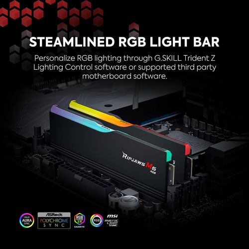 G.skill Ripjaws M5 32gb (16x2) Ddr5 6000mhz Rgb Blanco