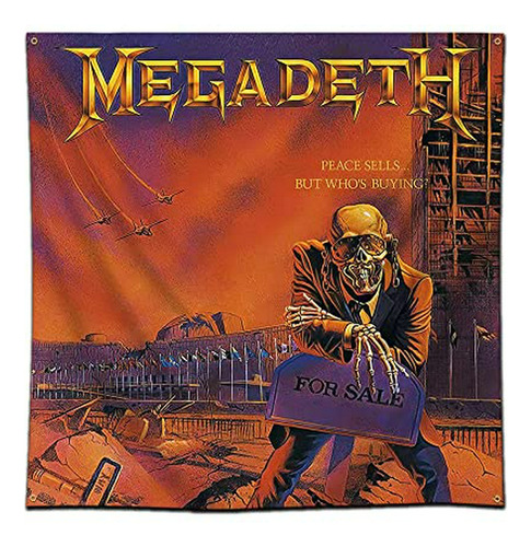 Bandera Megadeth Peace Sells 4x4 Ft