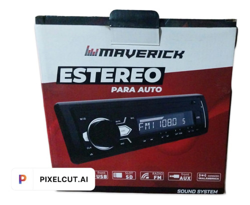 Estereo Maverick 1550 Usb Aux Mp3 Am Fm Bluetooth C/control (Usado)