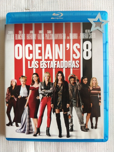 Blu Ray Ocean's 8 Las Estafadoras Anne Hathaway