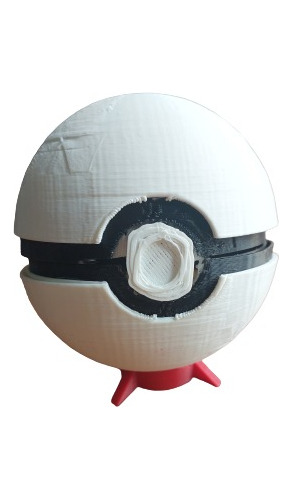 Réplica Pokéball - Monochrome Ball 3d - Pokémon Kit Com 5